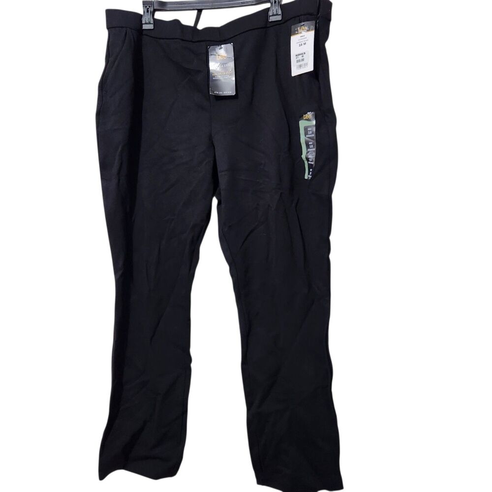 Lee Ankle Ultra Lux Pants Size 18 Black Stretch Side Zipper
